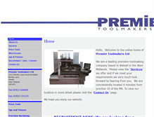 Tablet Screenshot of premiertoolmakers.co.uk